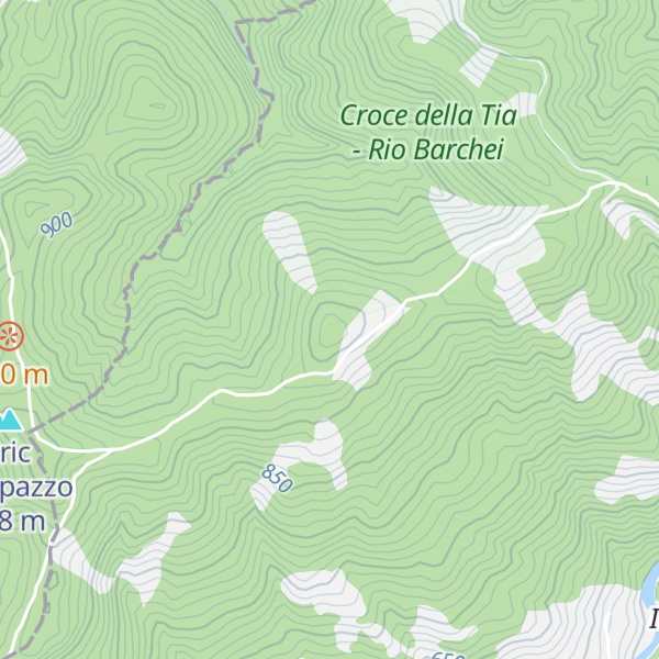Map of Croce della Tia