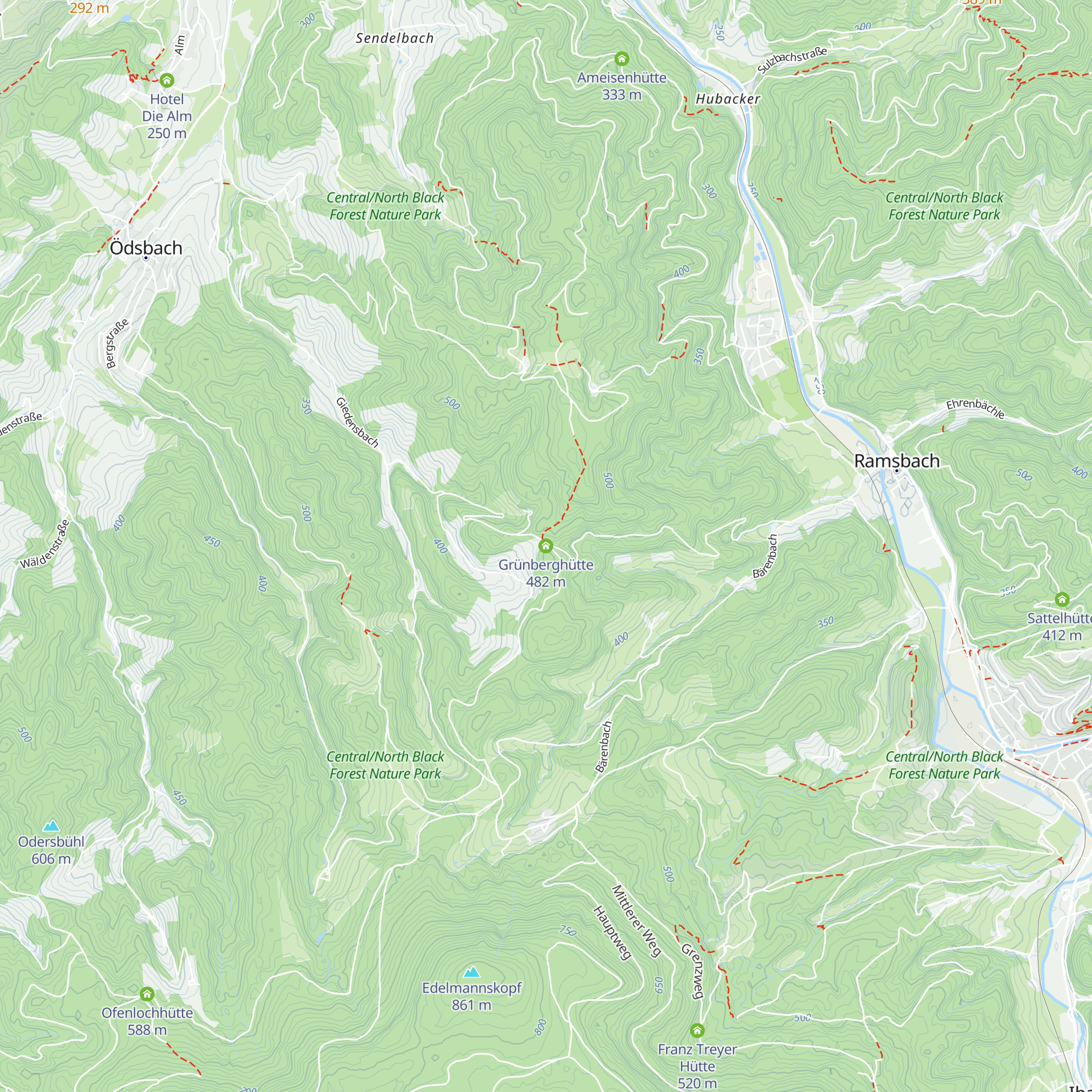 Grünberghütte map