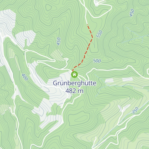 Map of Grünberghütte