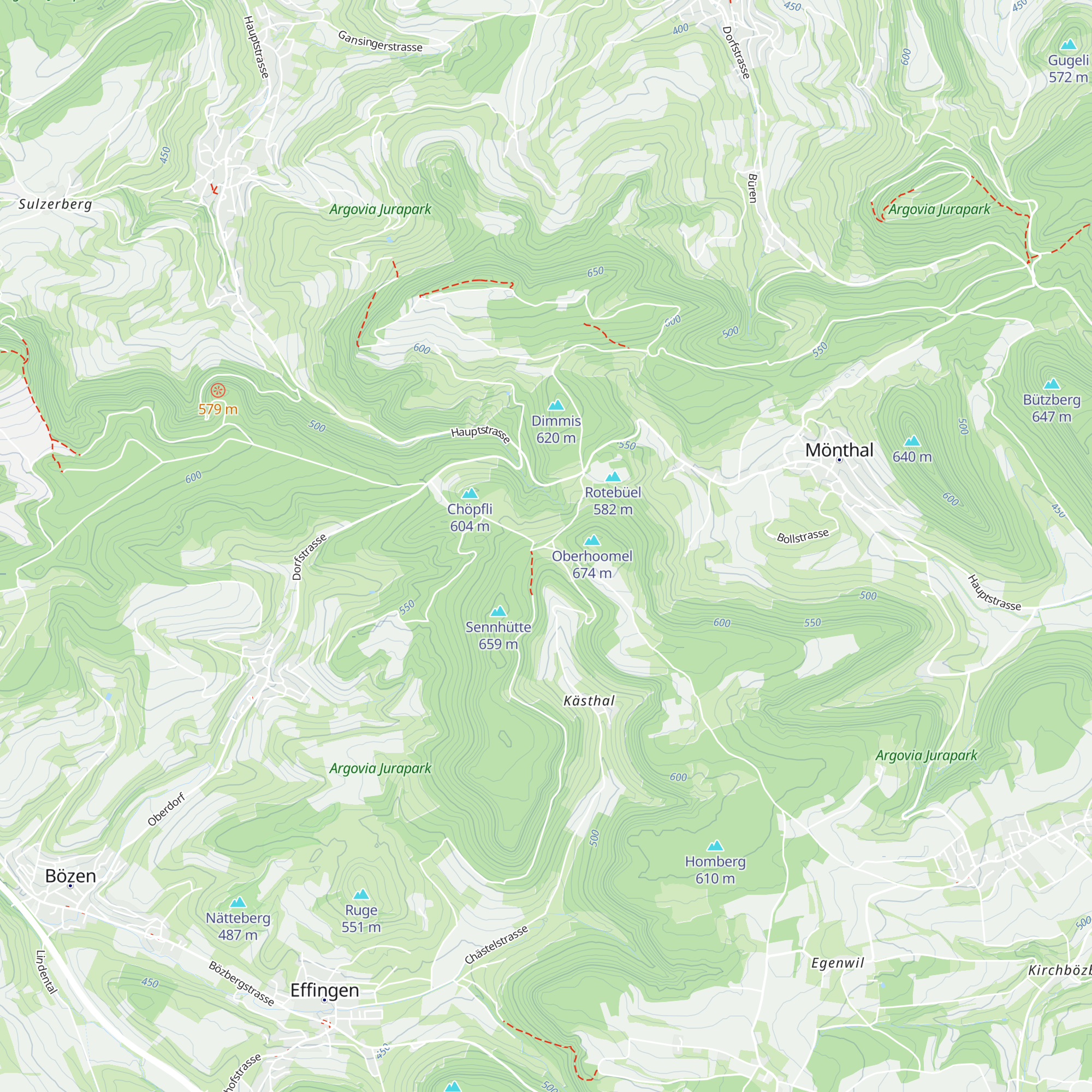 Sennhütten map
