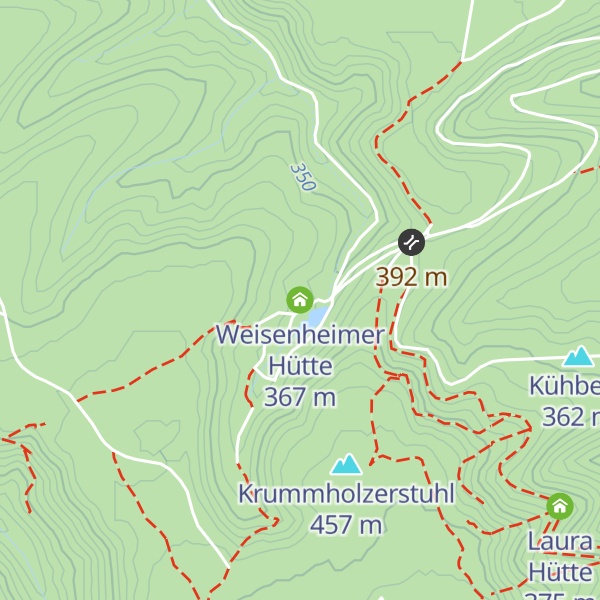 Map of Weisenheimer Hütte