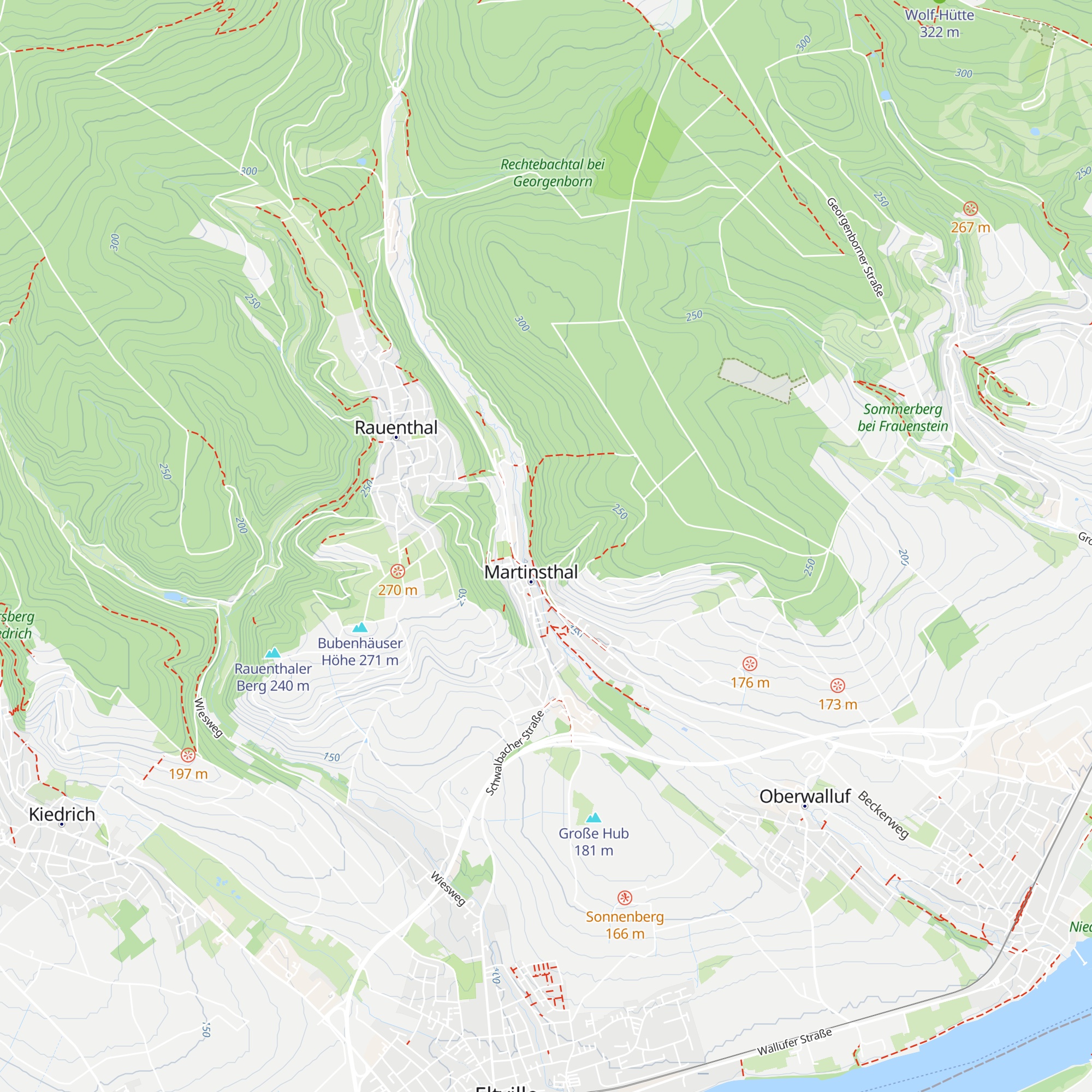 Hubertushütte map