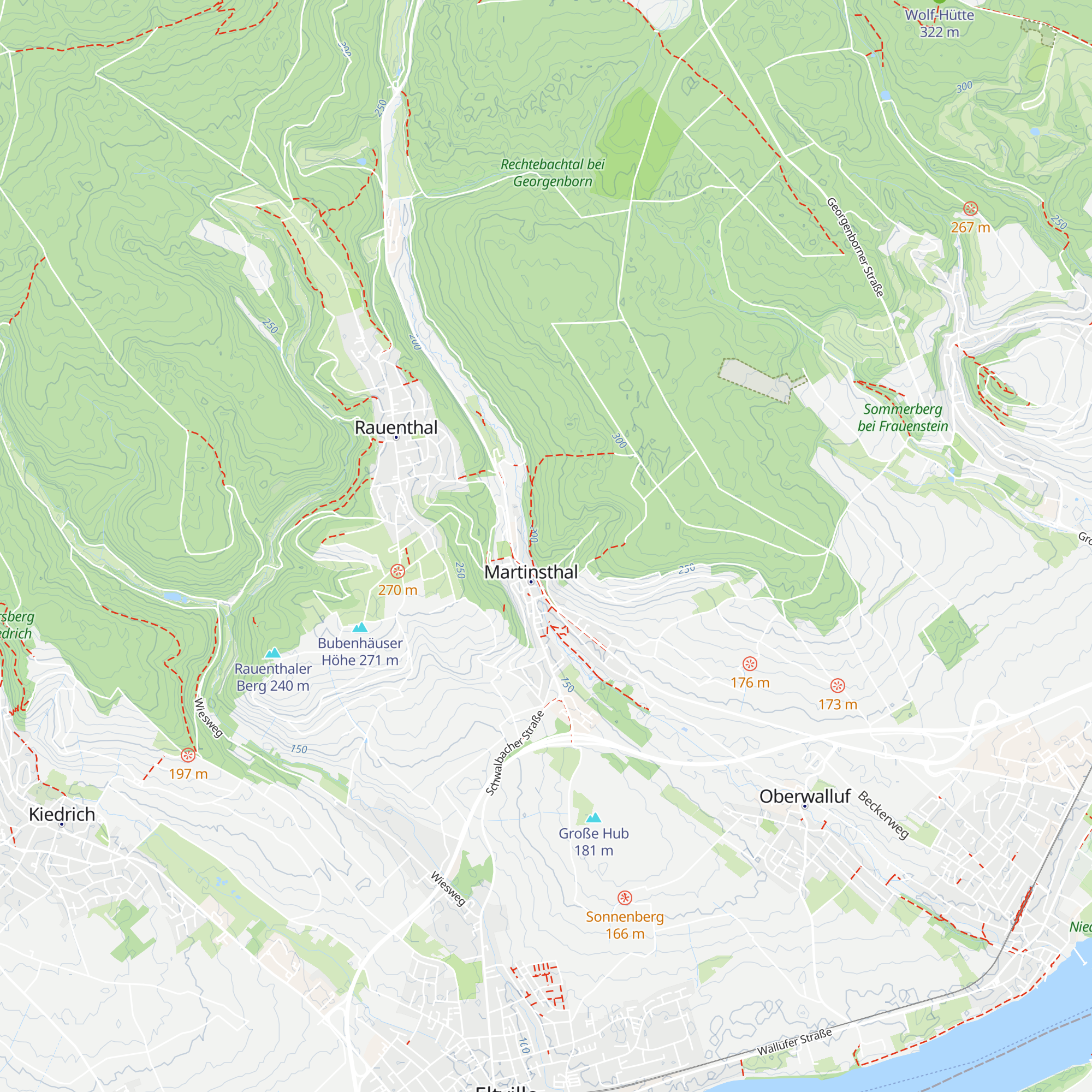 Hubertushütte map
