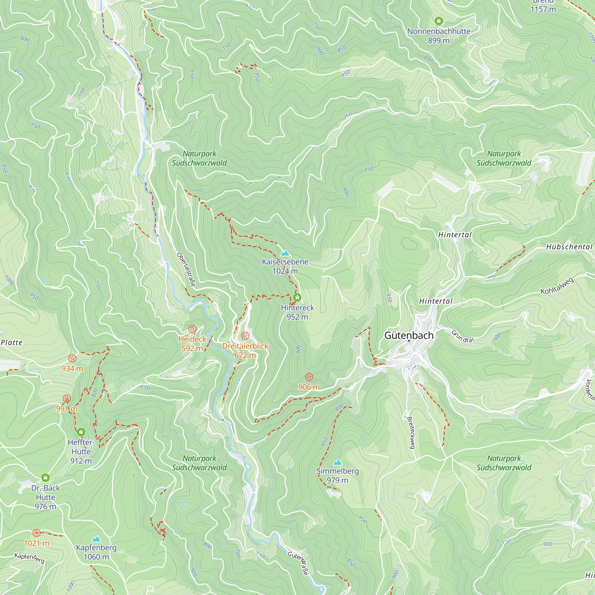Hintereck map