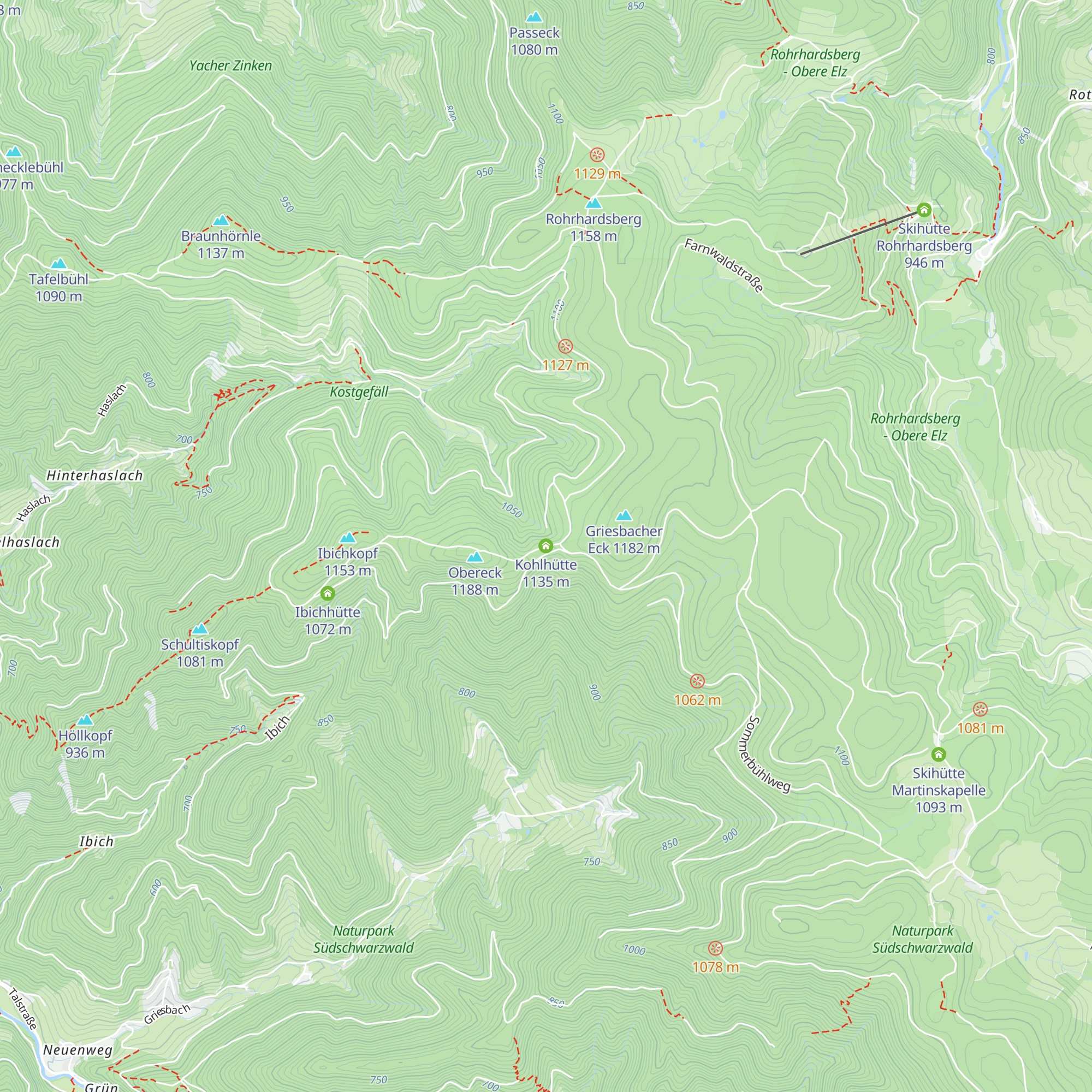 Kohlhütte map