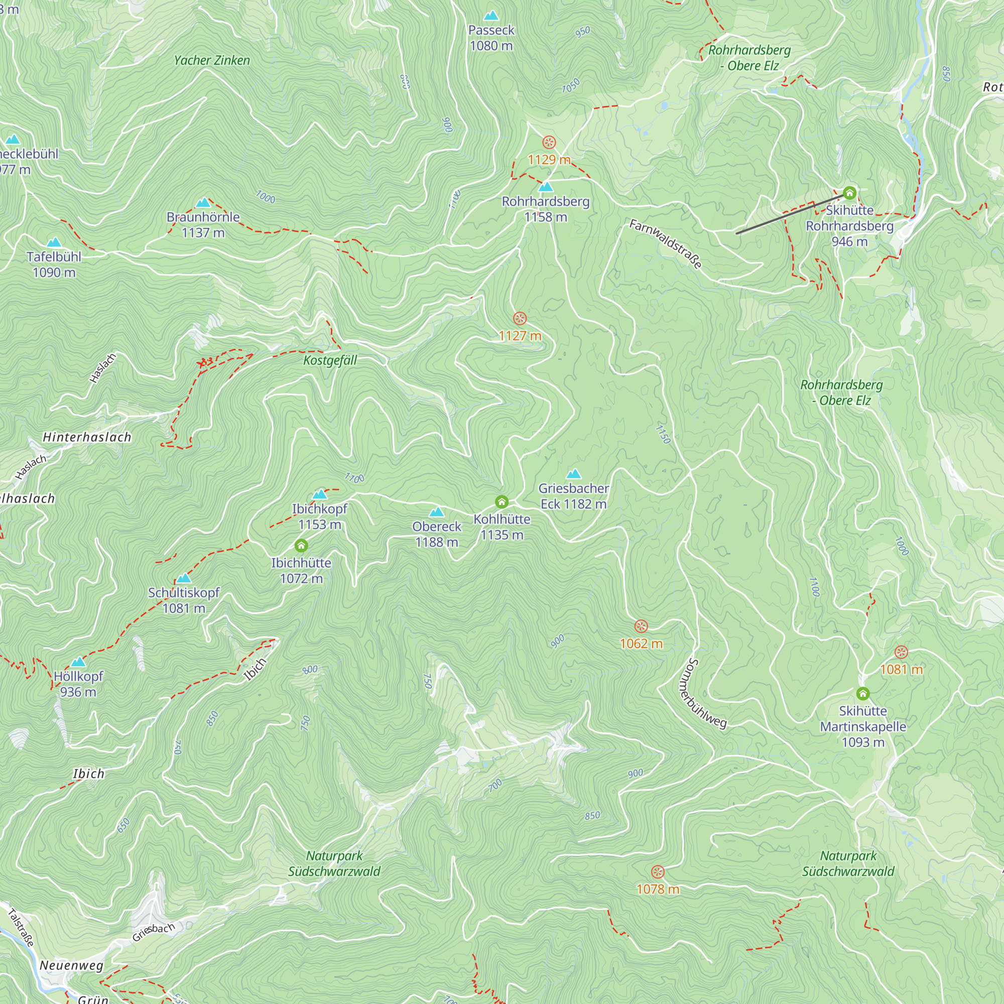 Kohlhütte map