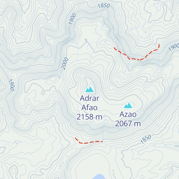 Map of Adrar Afao
