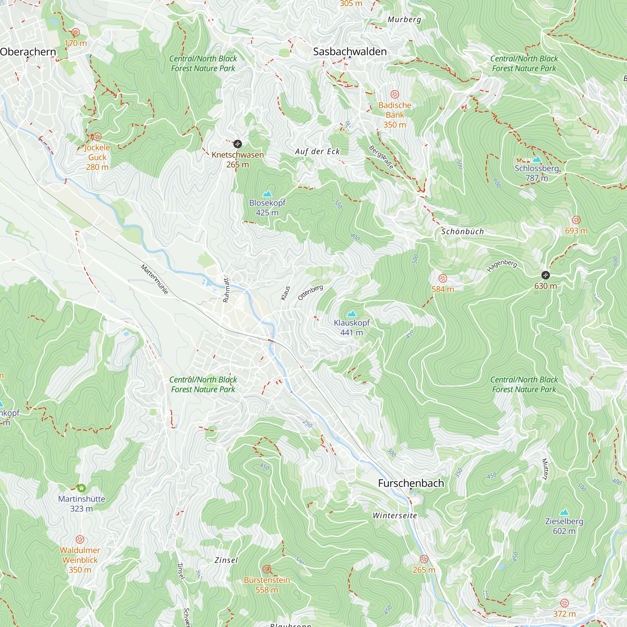 Dasenstein Hütte map
