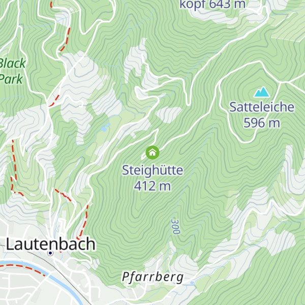 Map of Steighütte