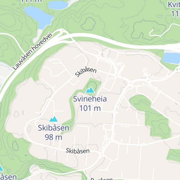Map of Svineheia
