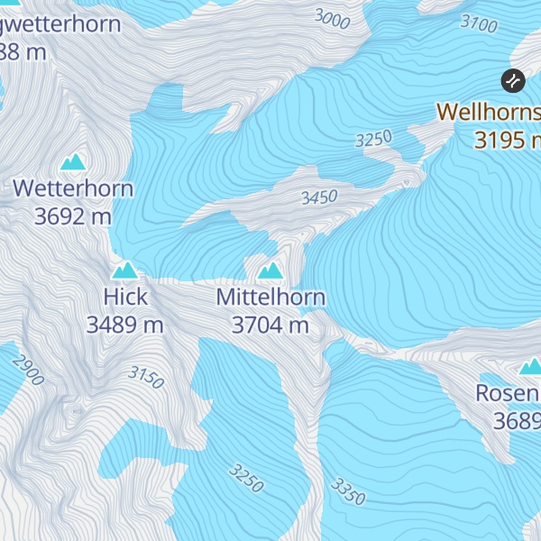 Map of Mittelhorn