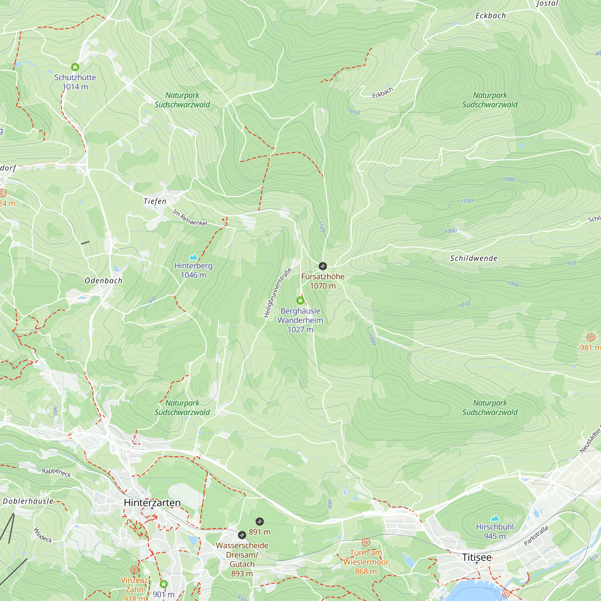 Berghäusle Wanderheim map