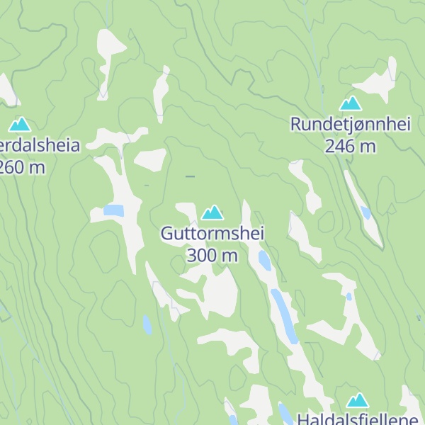 Map of Guttormshei
