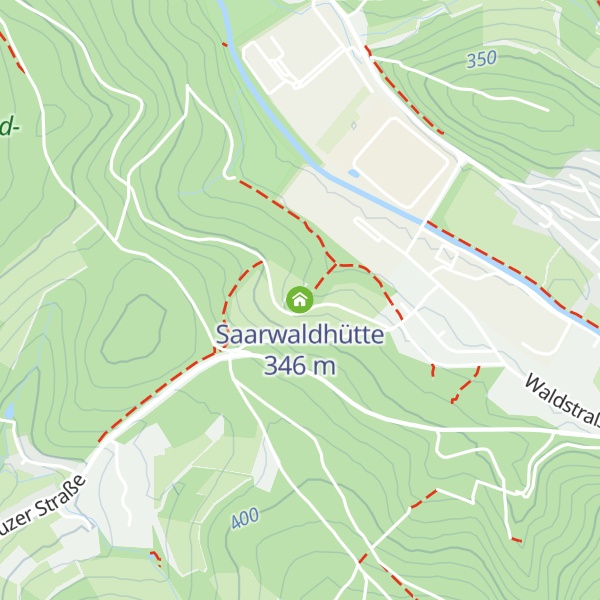 Map of Saarwaldhütte