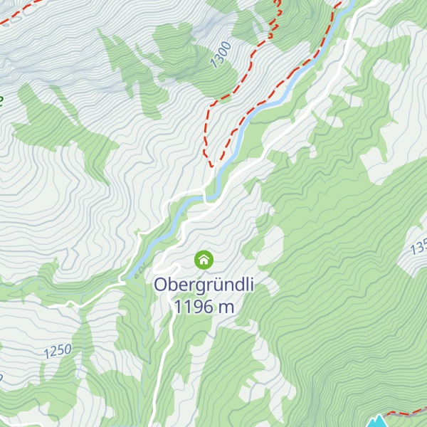 Map of Sommerrestaurant Alp Gründli