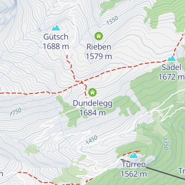 Map of Dundelegg