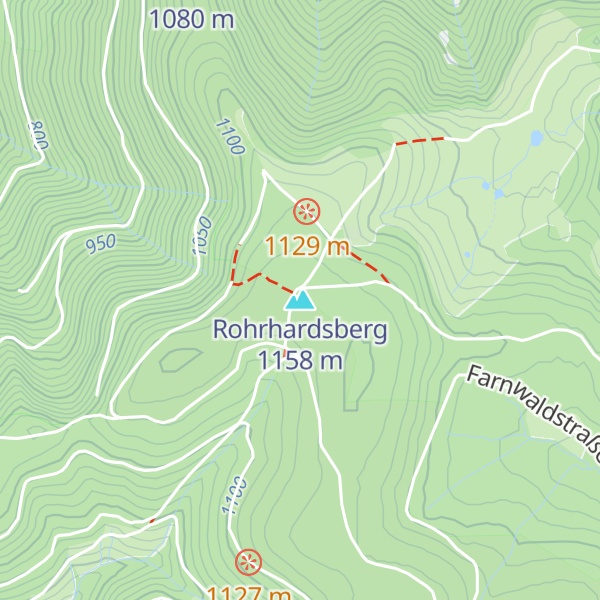 Map of Rohrhardsberg