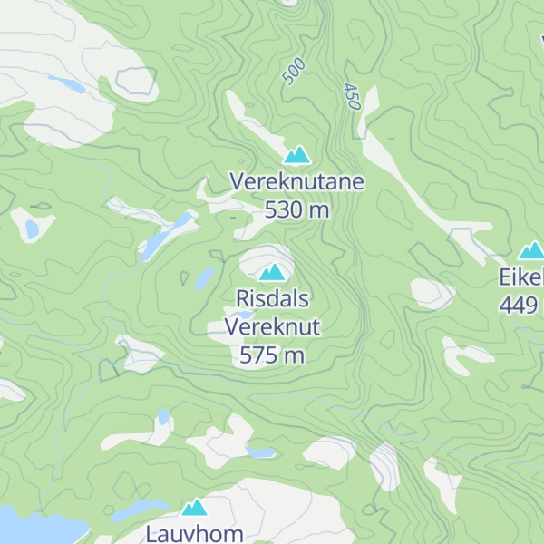 Map of Risdals Vereknut