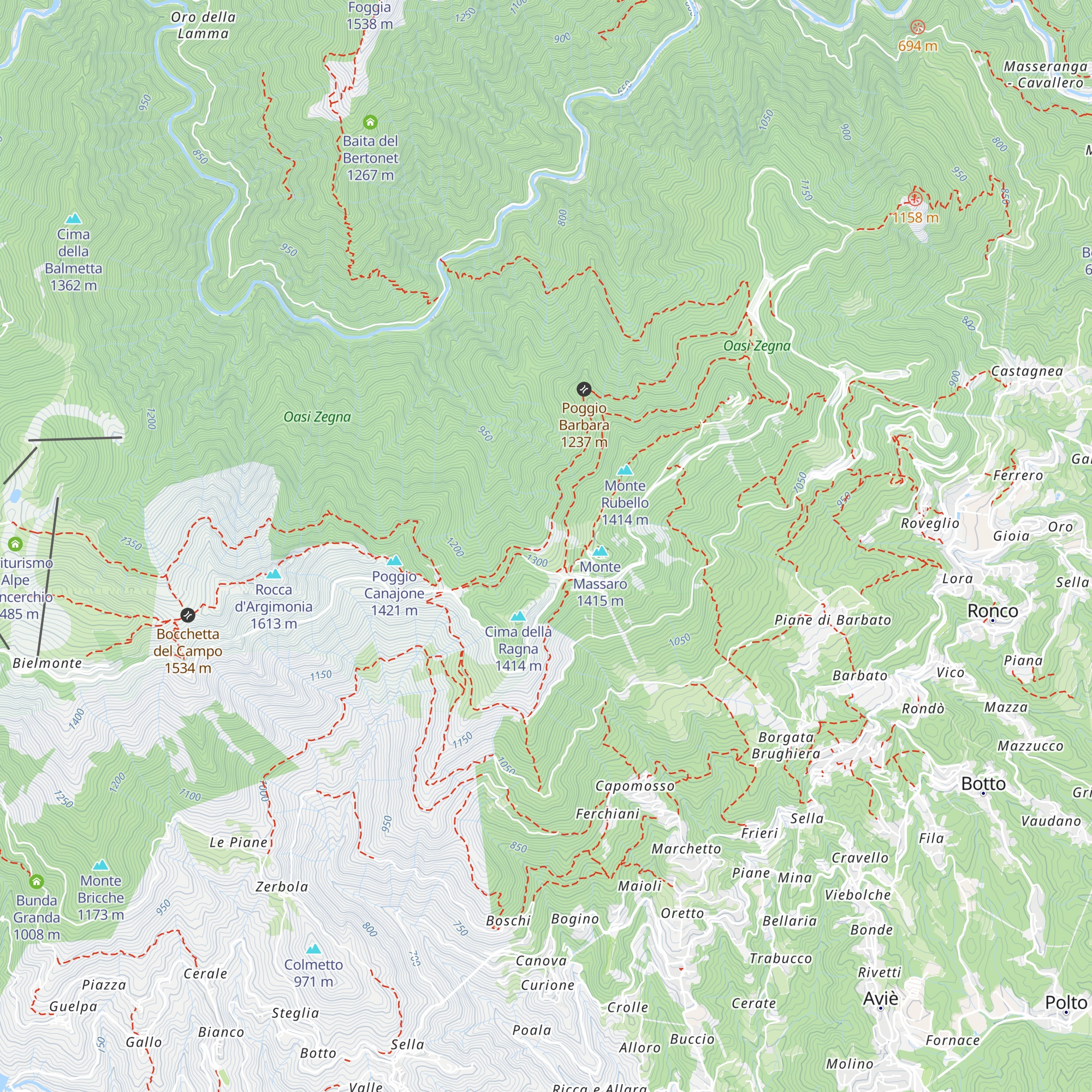 Agriturismo Alpe Margosio map