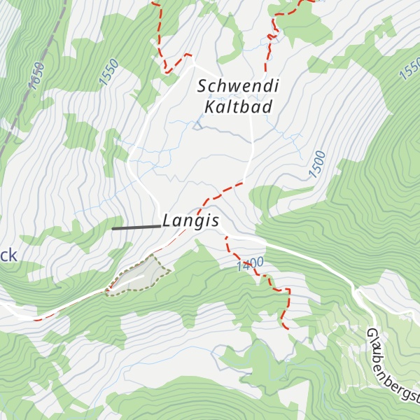 Map of Berghotel Langis