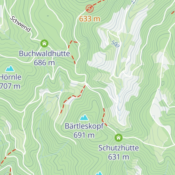 Map of Grindeblick-Hütte