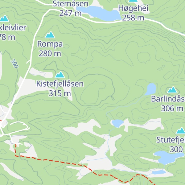 Map of Storåsen