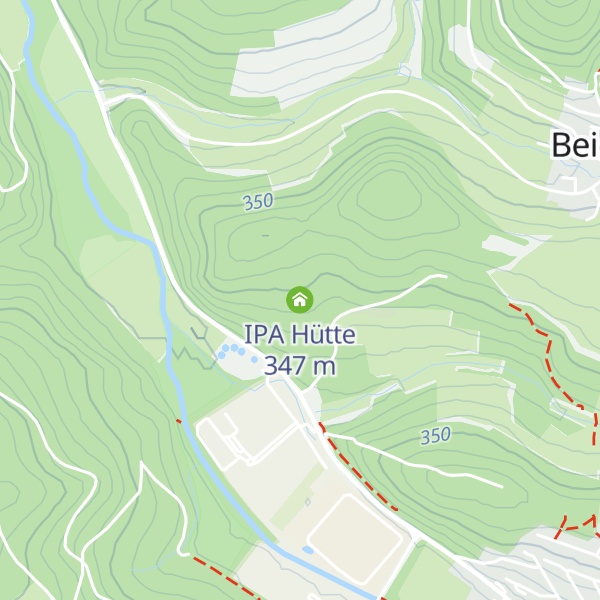 Map of IPA Hütte