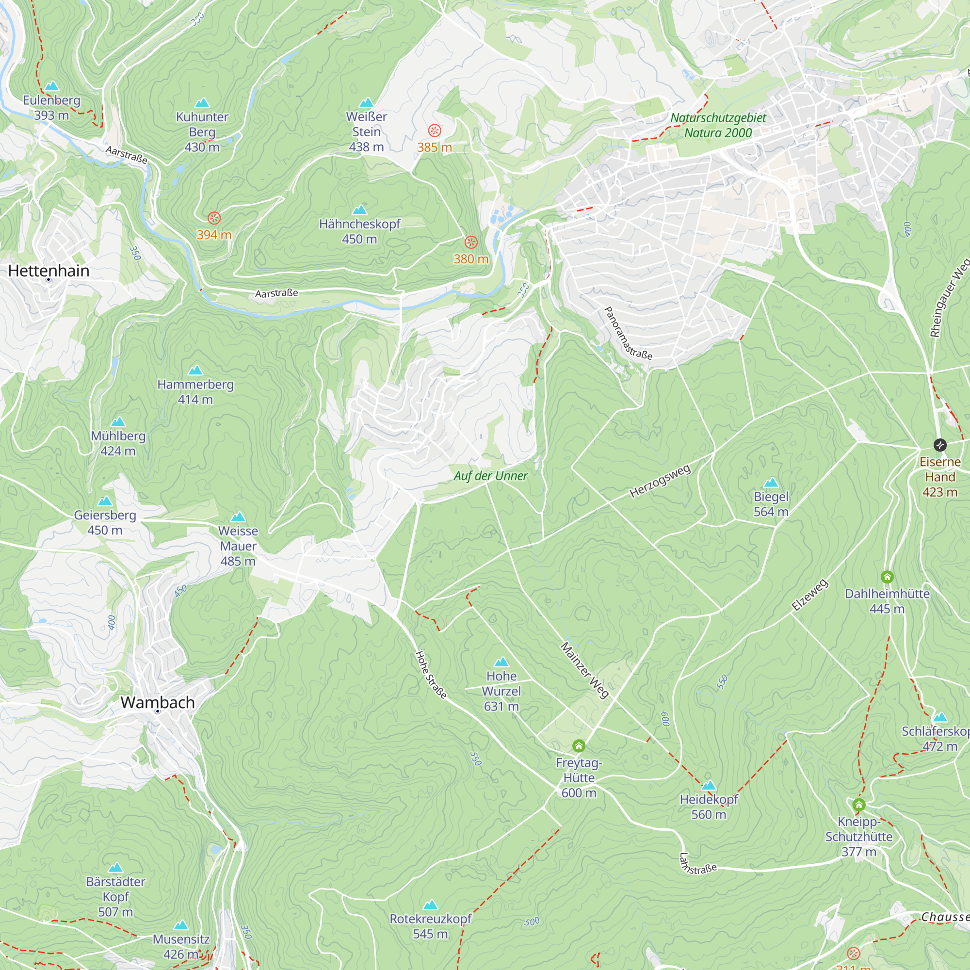 Eichenhof-Hütte map