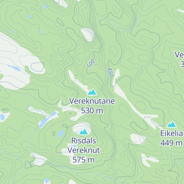 Map of Vereknutane