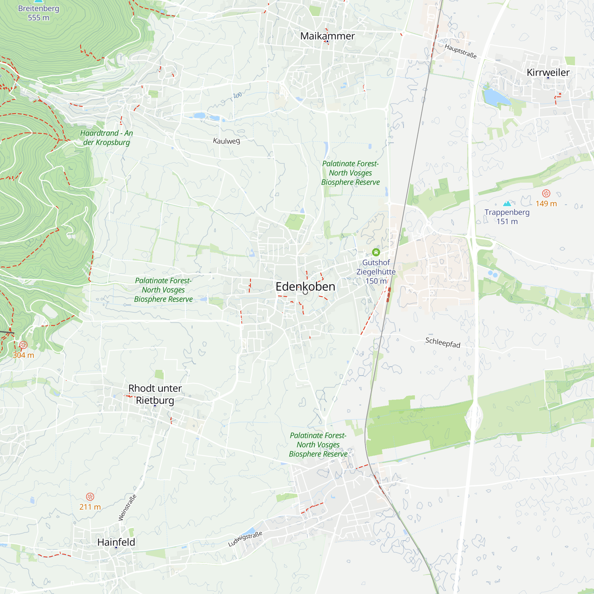 Pfälzerwald-Verein e.V. Ortsgruppe Edenkoben map