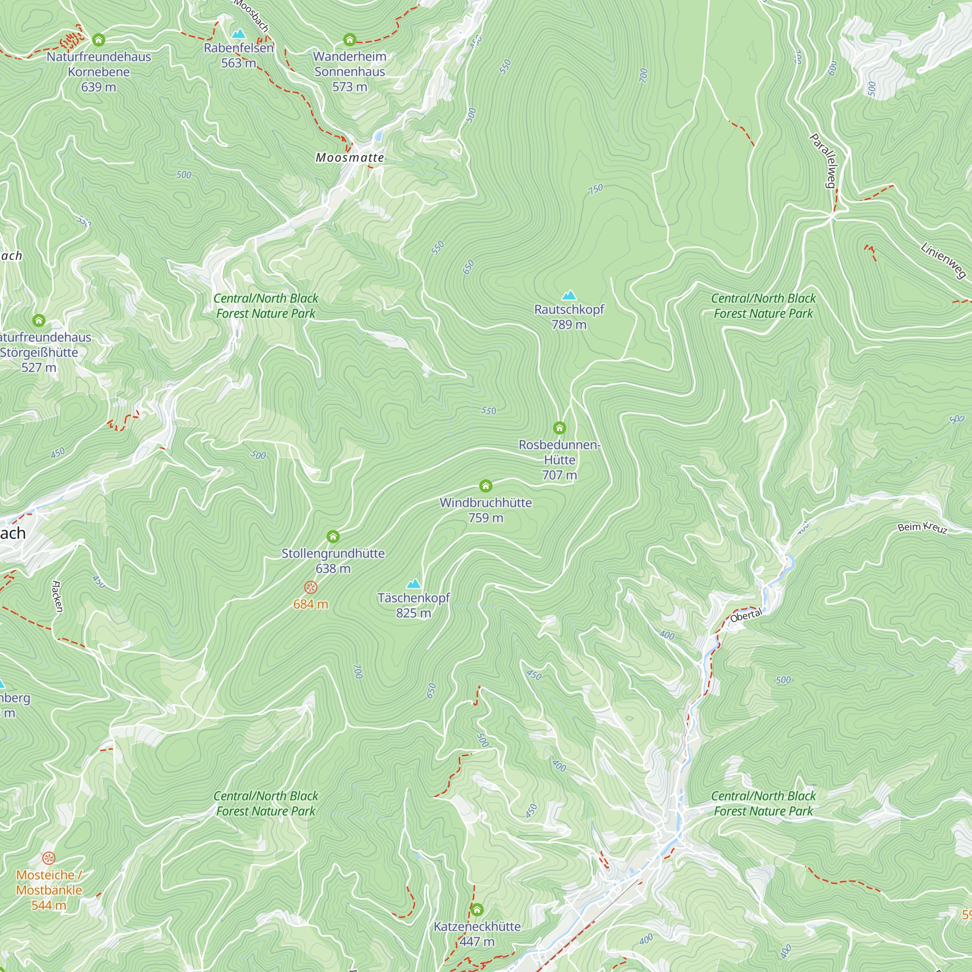 Windbruchhütte map