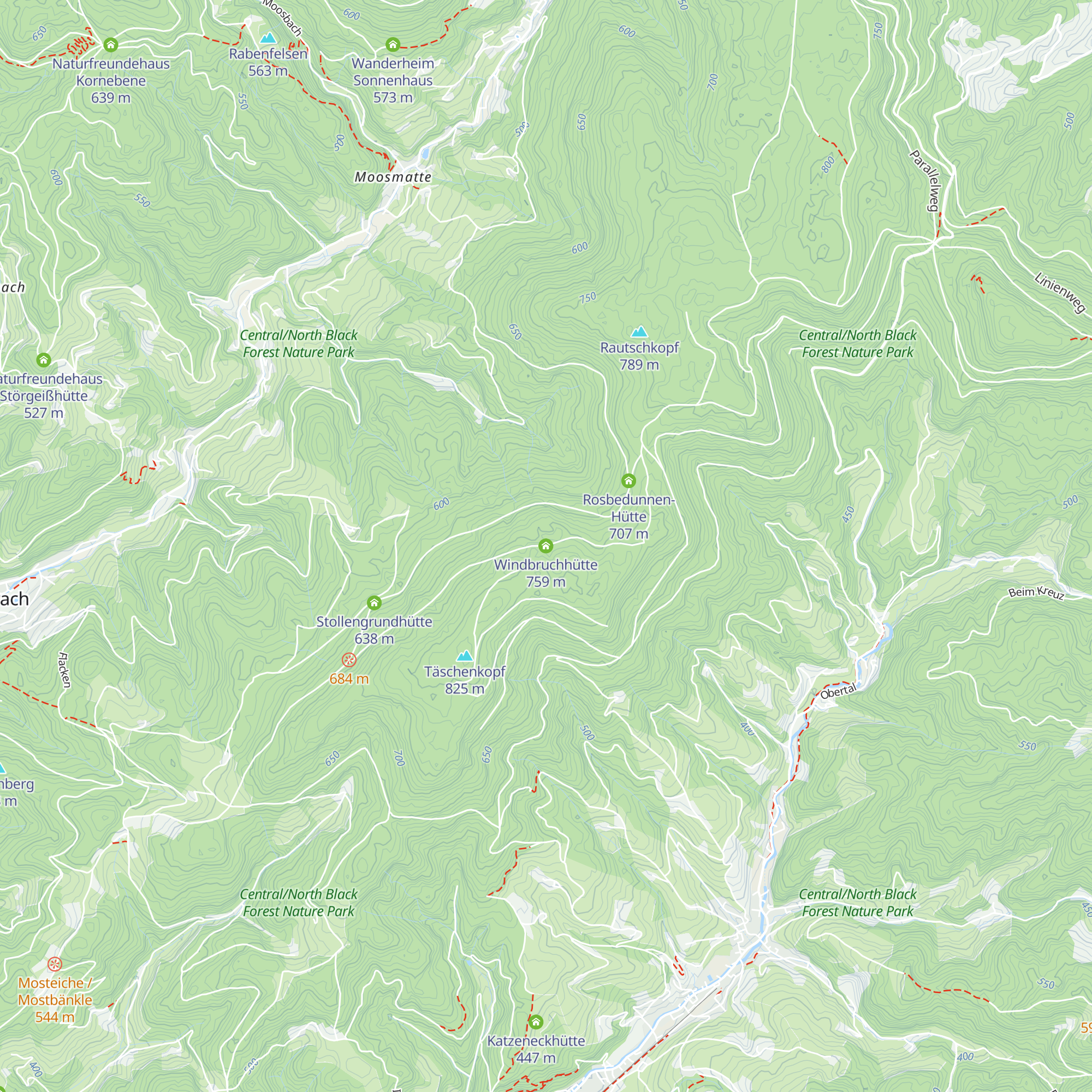 Windbruchhütte map