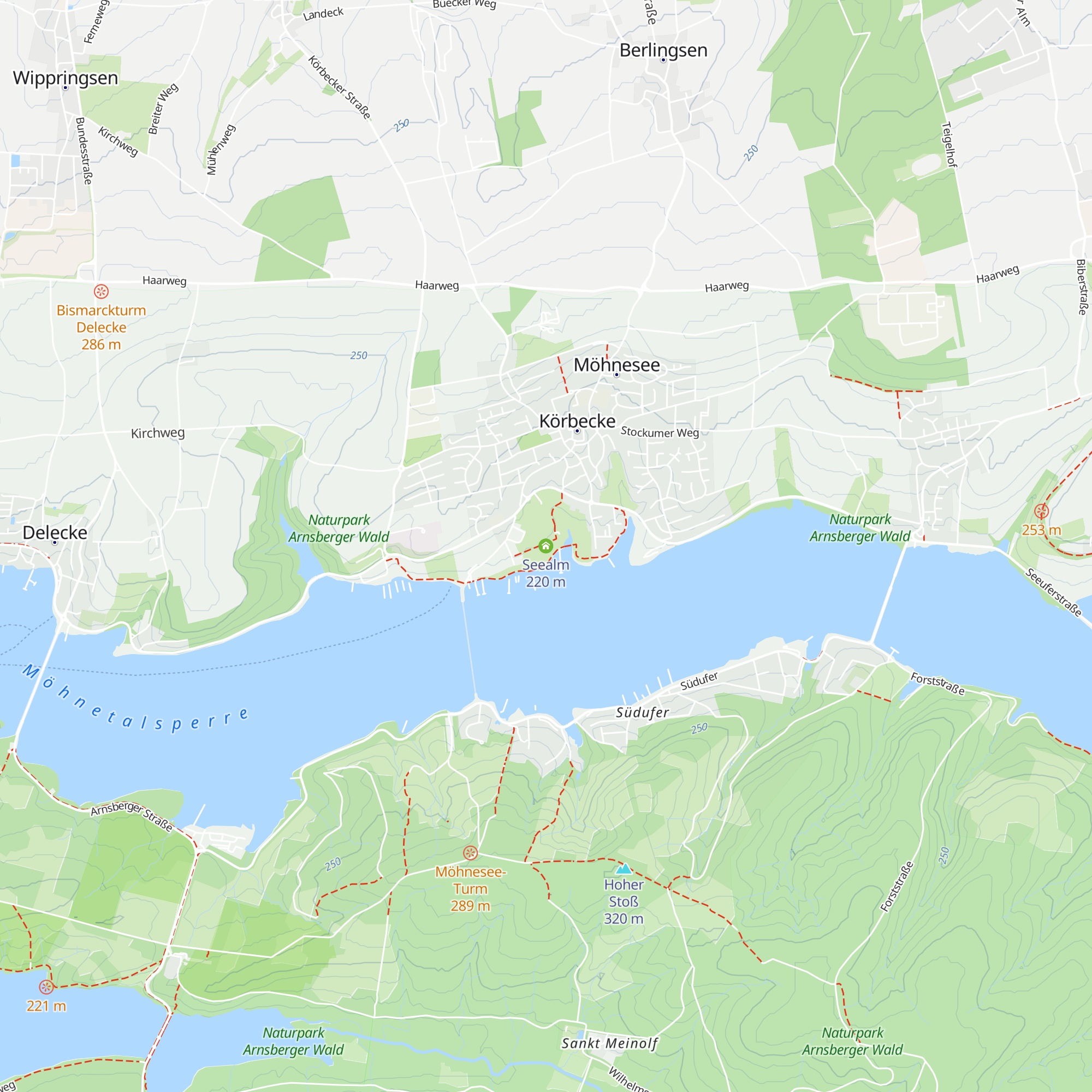 Seealm map