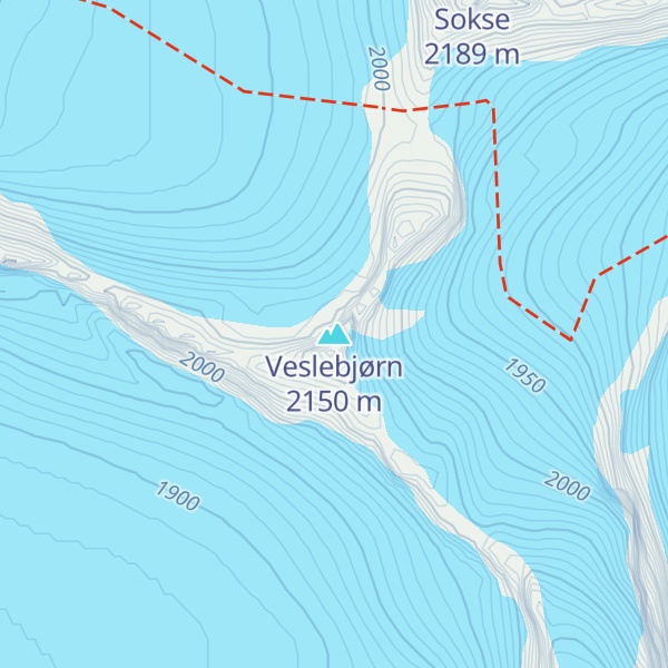 Map of Veslebjørn