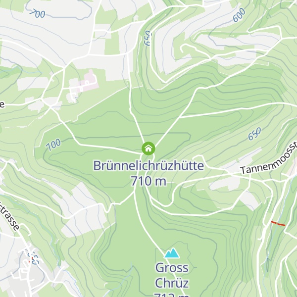 Map of Brünnelichrüzhütte