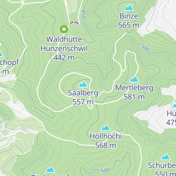 Map of Waldhütte Sahlberg