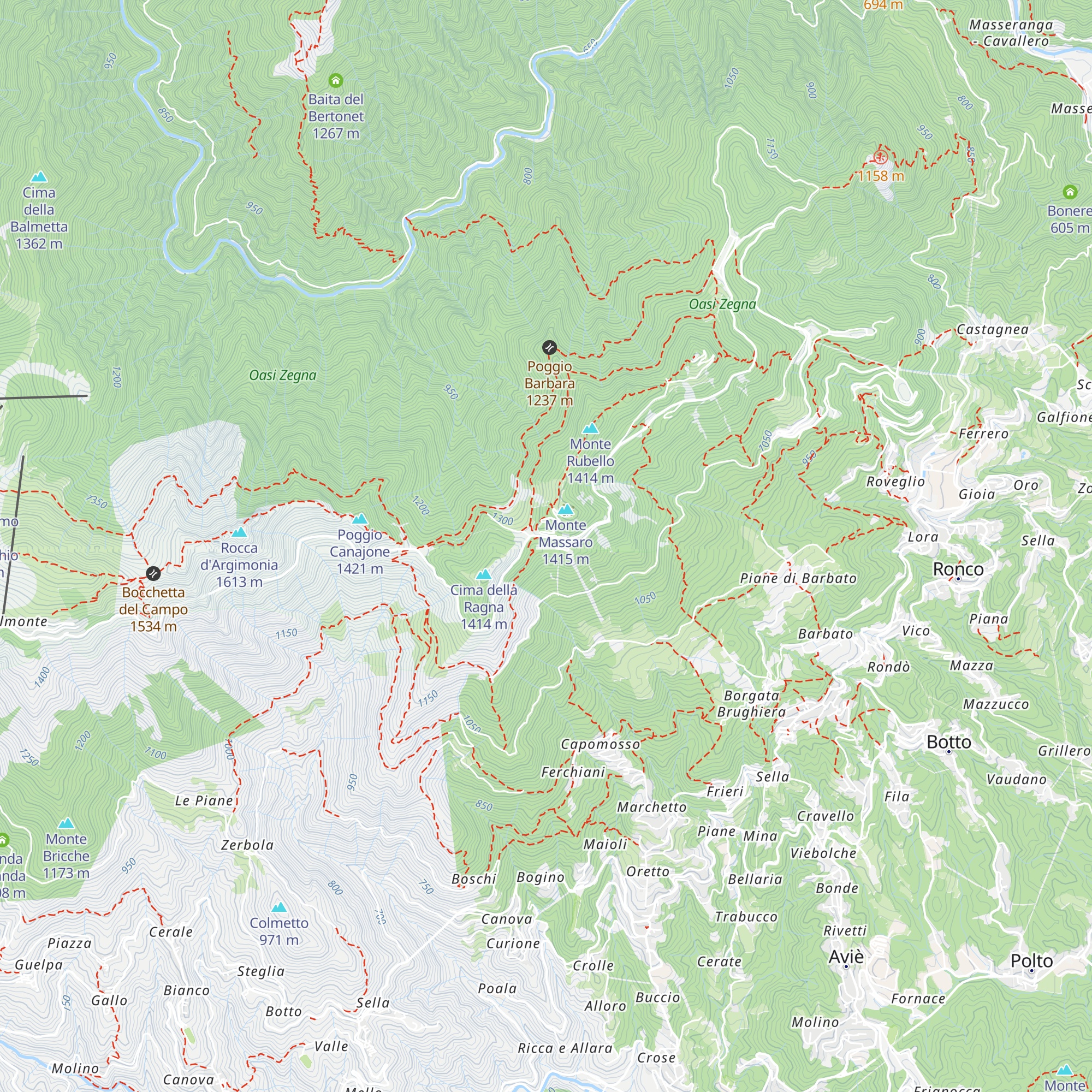 Ex Colonia Alpina map