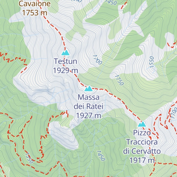 Map of Massa dei Ratei
