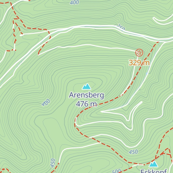 Map of Arensberg