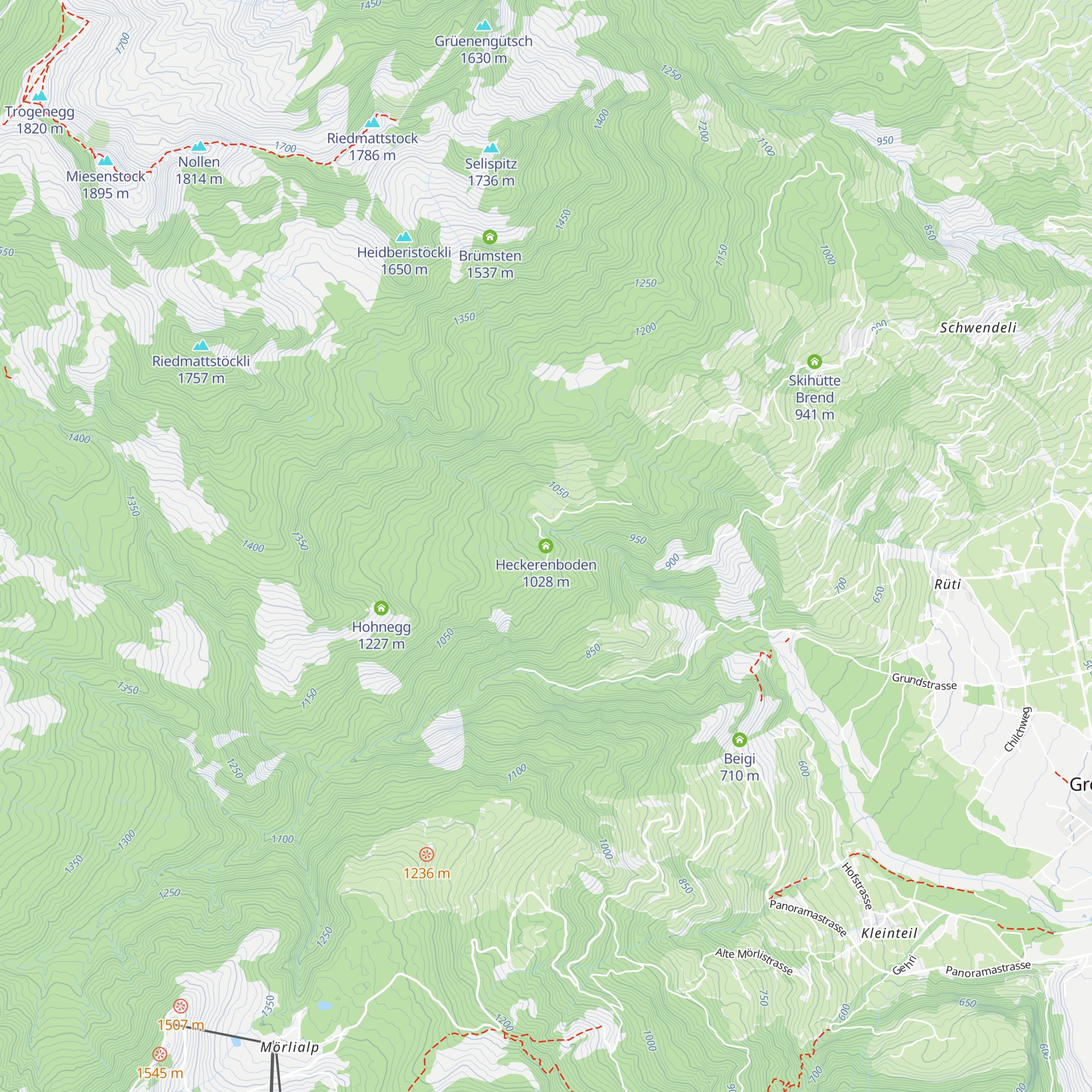 Heckerenboden map