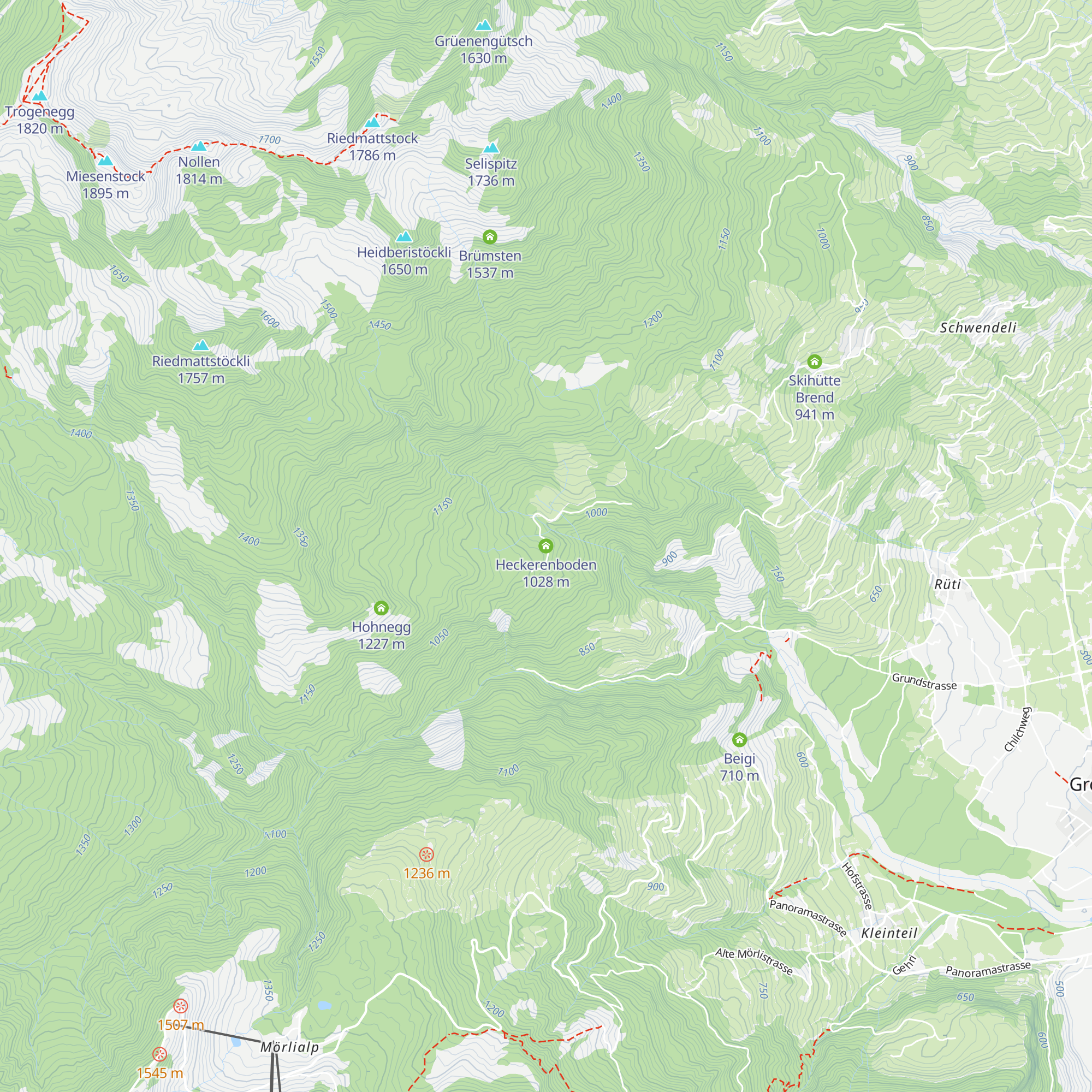Heckerenboden map