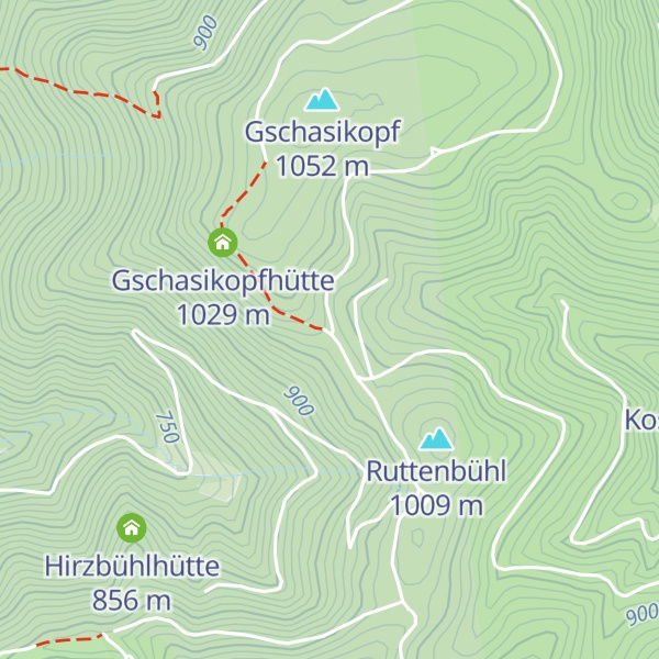 Map of Wolfsgrubenhütte