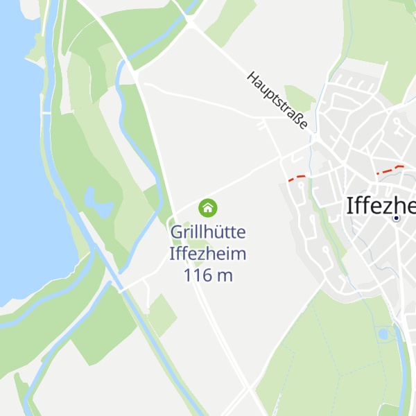 Map of Grillhütte Iffezheim