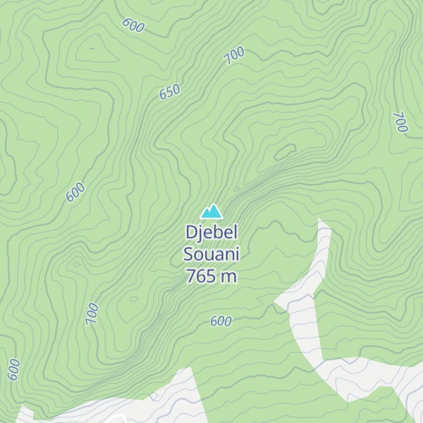 Map of Djebel Souani
