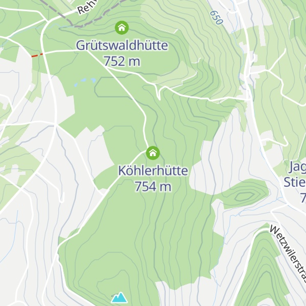 Map of Köhlerhütte