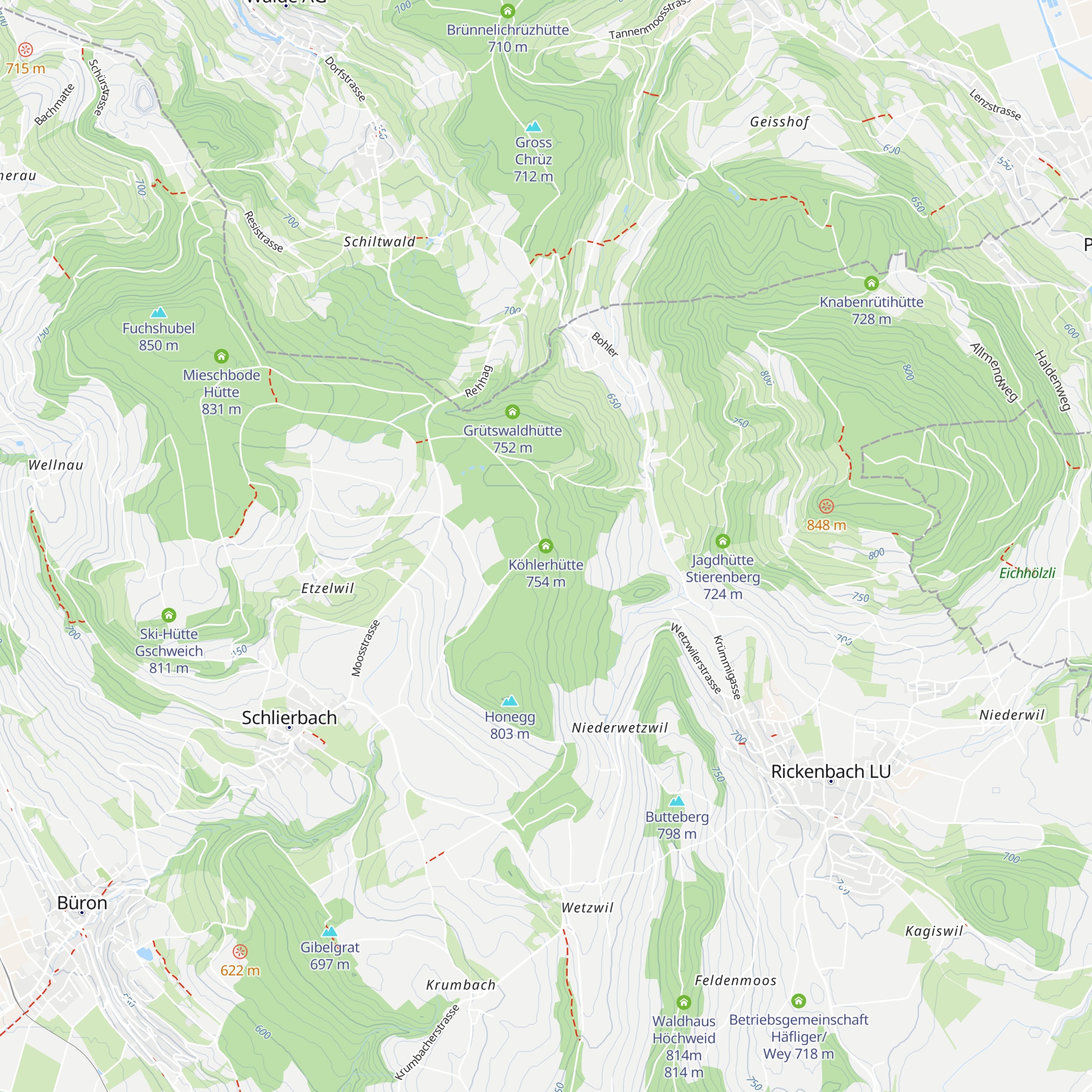 Köhlerhütte map