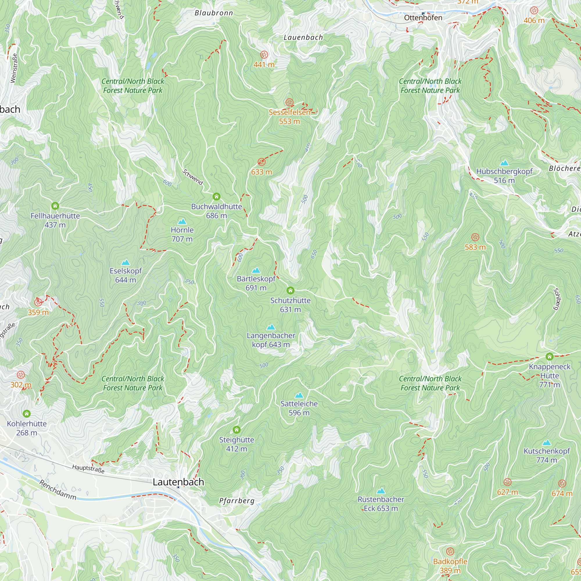 Schutzhütte map