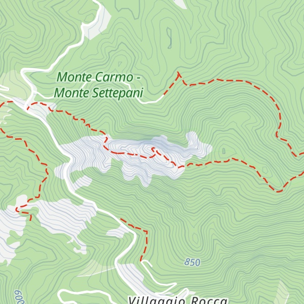 Map of Rocca Barbena