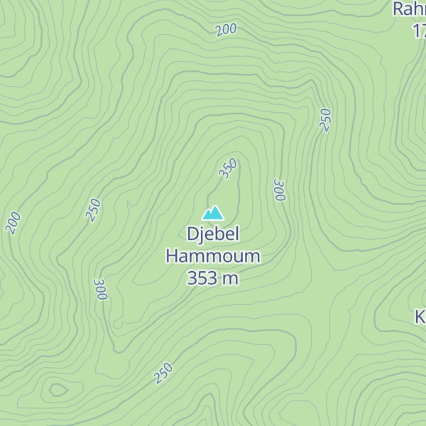 Map of Djebel Hammoum