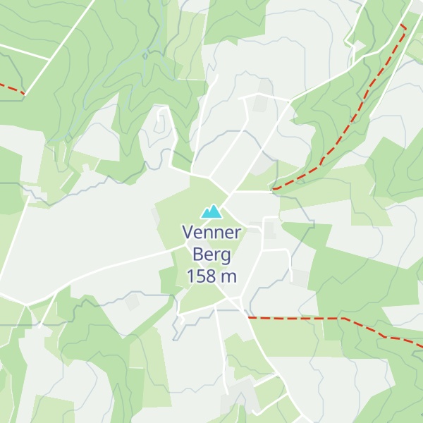Map of Venner Berg